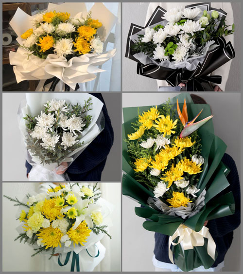 贵州黔西南州兴义市白碗窑镇岔米村白事花束代送